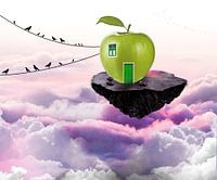 Photoshop: Apfelhaus-Kunst