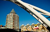 Bâtiment Crayon, maisons de cube et de la station Blaak à Rotterdam