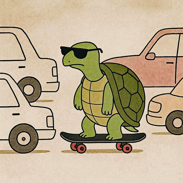 Kunst für Kinder - Zu cool für die Akte von Moonheart Artworks