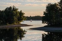 View through to sailboat
