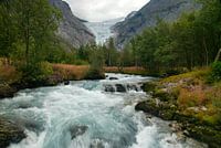 Briksdalbreen gletsjer