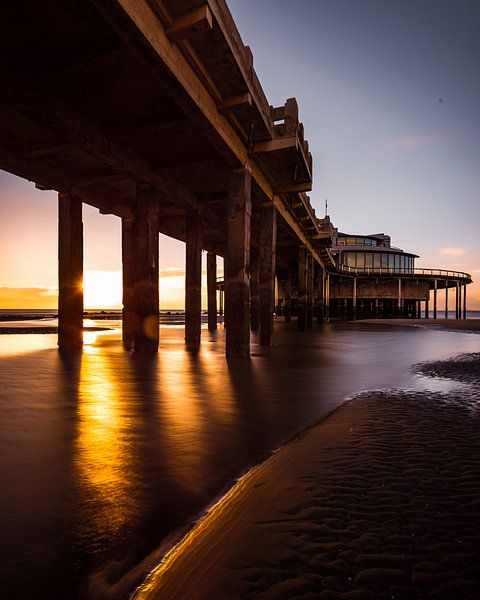Die Seebrücke von Blankenberge von Niels Vanhee