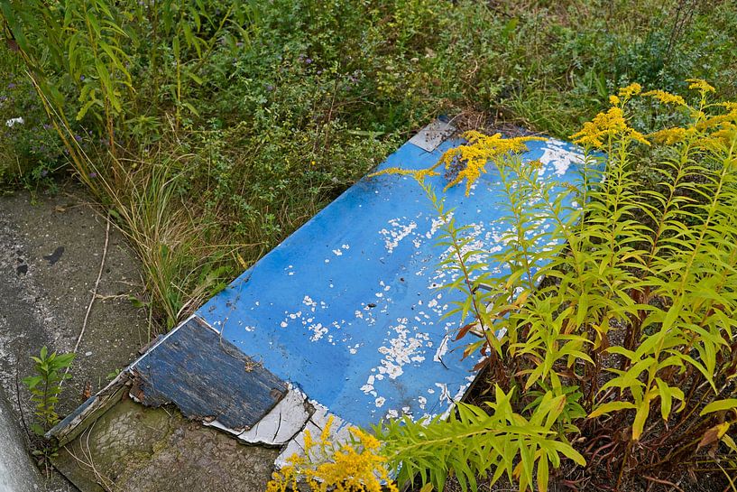 Ancien terrain de sport à Halle Saale en Allemagne par Babetts Bildergalerie