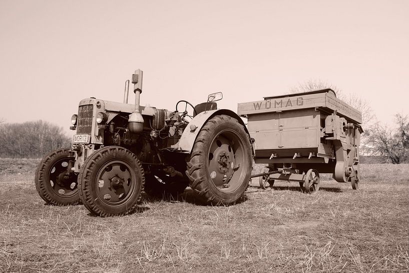 IFA RS 04 mit Dreschmaschiene Wömag von Ingo Rasch