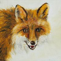 Fuchs, mit orangefarbenem Fell