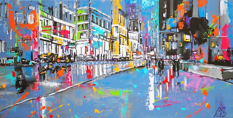 New Yorker von Vrolijk Schilderij