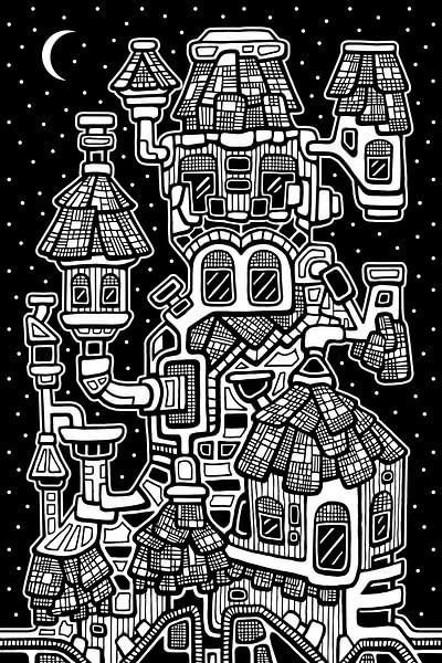 Buildings 3 by Simon van Kessel