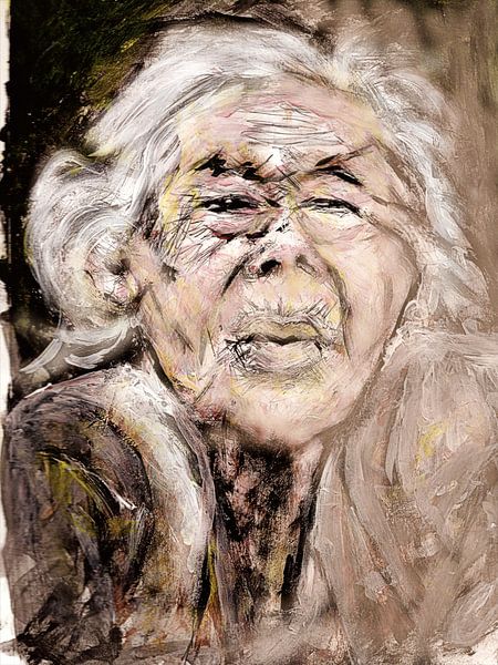 Süße alte Dame von Anita Snik-Broeken