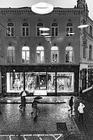 Triptychon: Regenschirme auf der Straße (3 von 3)