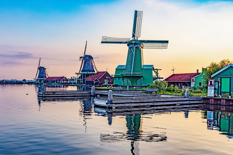 The Zaanse Schans, Netherlands by Gert Hilbink