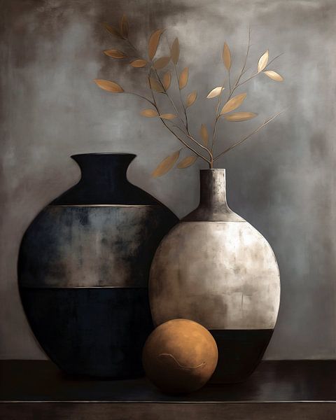 Stillleben, Japanischer Stil #3 von Jacky