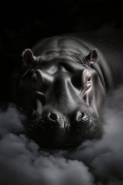 Hippopotamus by Poster Art Shop