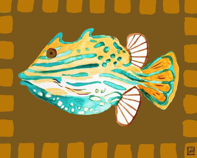 Poisson aquatique par l'Atelier Paint-Ing