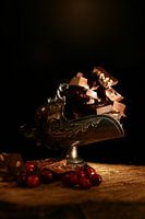 Chocolate with cranberrys