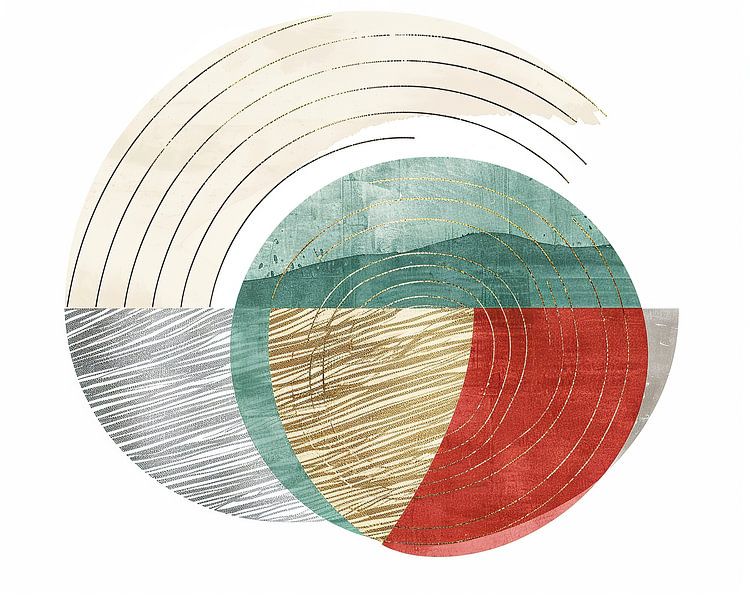 Bauhaus Japandi Abstrakt | Bauhaus von Kunst Laune