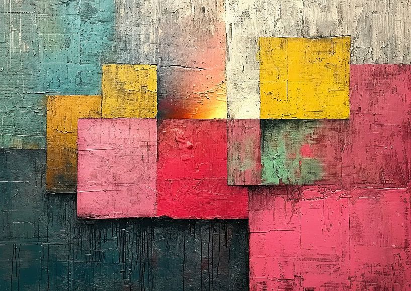 Paysage urbain chromatique par Caprices d'Art