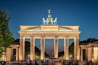 Porte de Brandebourg au crépuscule