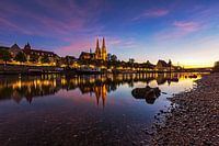 Regensburg zur blauen Stunde