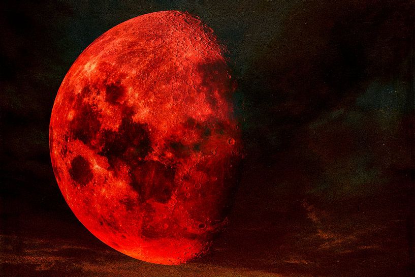 Der blutrote Mond als Bote der Apokalypse von Max Steinwald