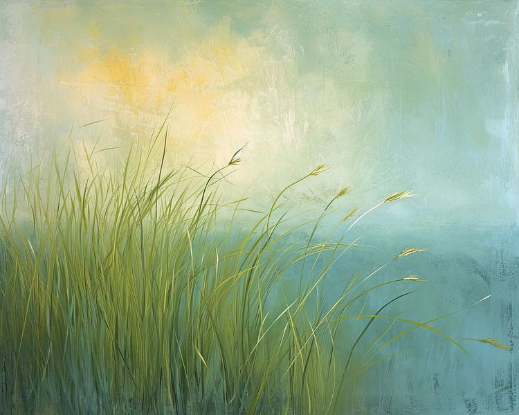 Grünes Stilleben von Kunst Laune