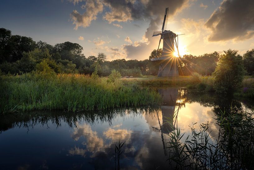 Windmühle De Juffer in Gasselternijveen von Ton Drijfhamer