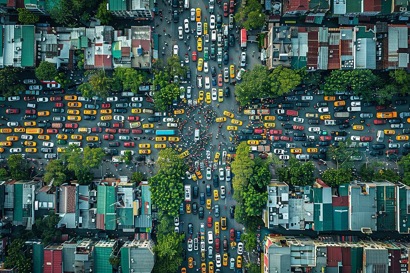 Luftbildaufnahmen über Stadt und Land von Egon Zitter