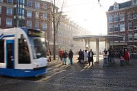 Tram 10 op het Van Limburg Stirumplein, Amsterdam