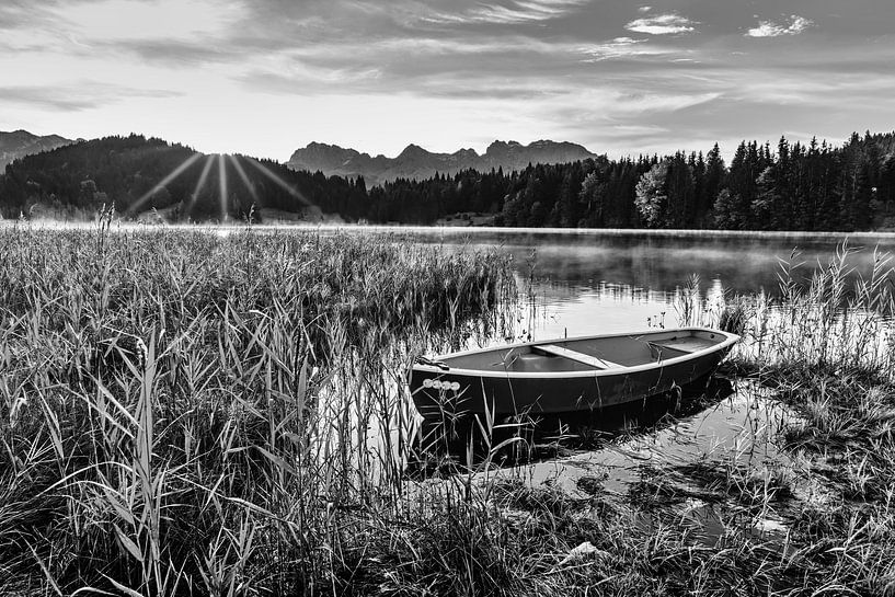 Sunrise at Geroldsee by Walter G. Allgöwer