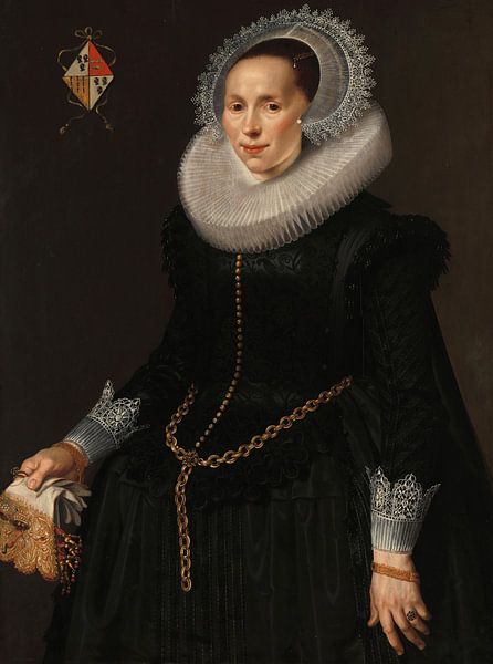 Portrait of Johanna le Maire (c. 1601-60), Nicolaes Eliasz Pickenoy by Masterful Masters