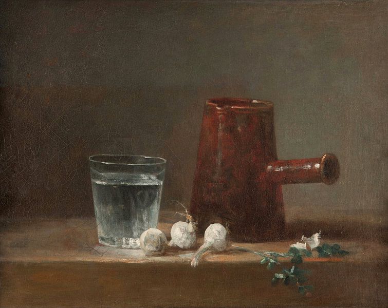 Glass of Water and Coffeepot, Jean-Baptiste Siméon Chardin by Masterful Masters