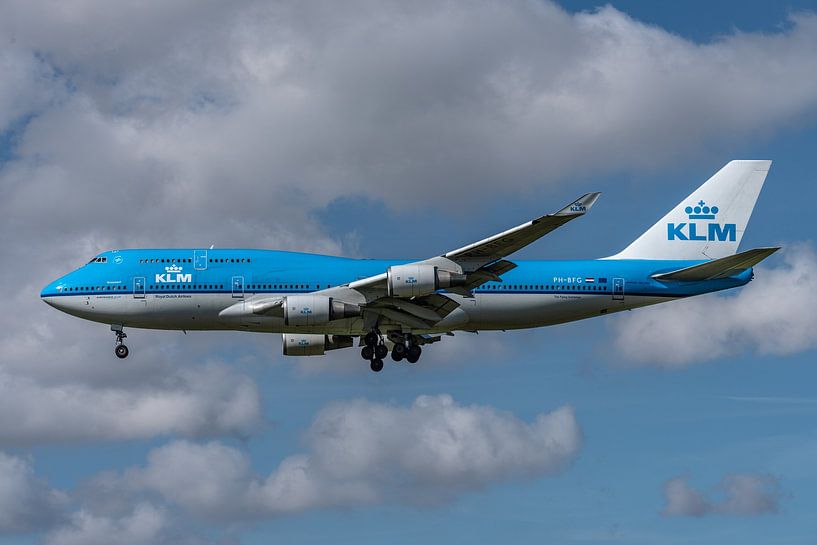 KLM Boeing 747-400 with the name &quot;Guayaquil&quot;. by Jaap van den Berg