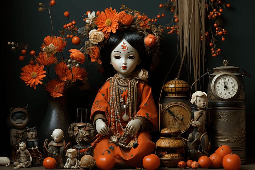 Asian still life by Ton Kuijpers