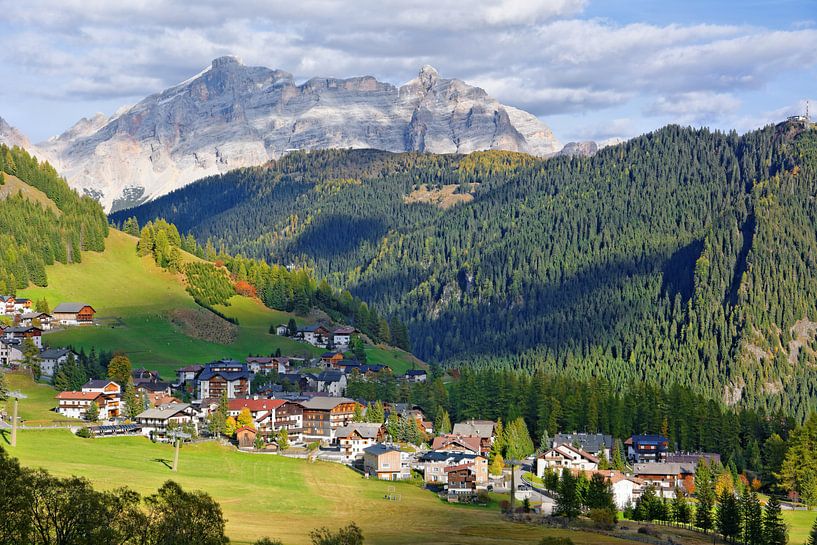 Idylle de montagne dans l'Alta Badia par Gisela Scheffbuch