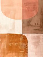 Japandi Abstract Pink I