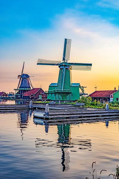 The Zaanse Schans, Netherlands by Gert Hilbink