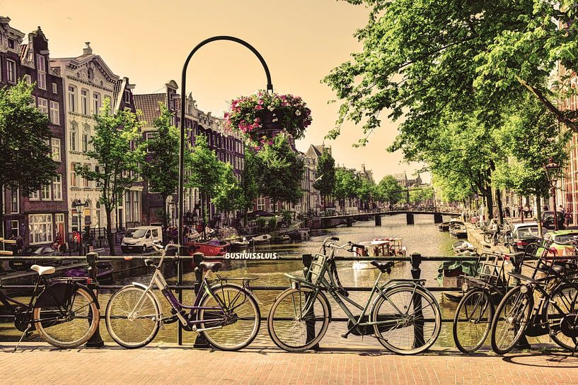 Innenstadt von Amsterdam Niederlande Alt von Hendrik-Jan Kornelis