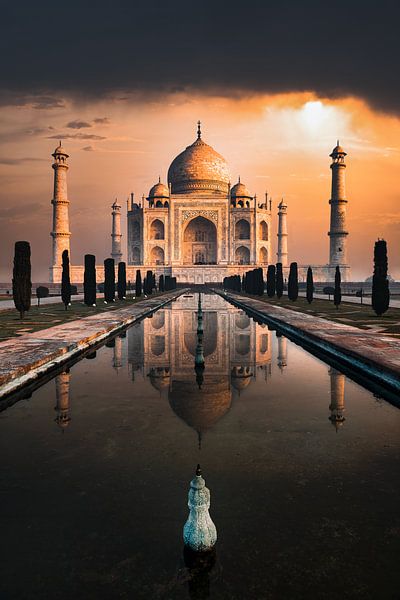 Taj Mahal dans la lumière du matin par Paula Romein