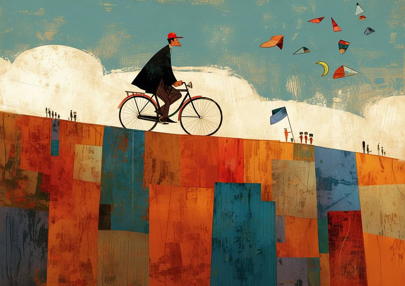 Abstract Cycling by ARTEO Paintings