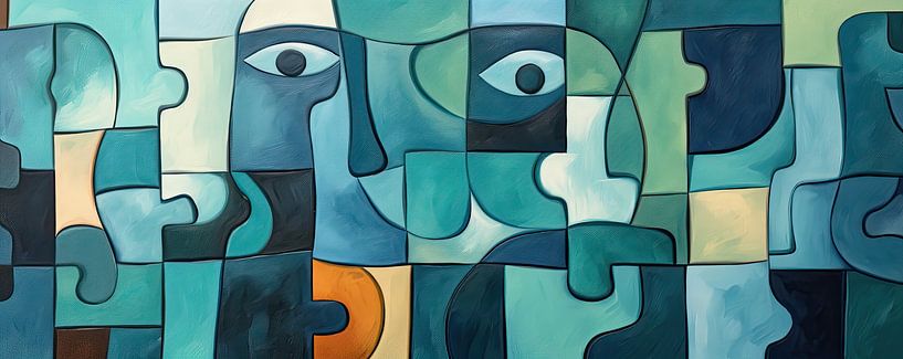 Das Leben ist ein Spiel - und die Liebe ist der Preis. von Abstraktes Gemälde