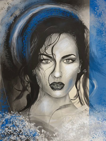 Portrait of a strong woman by Ljupka Kareska