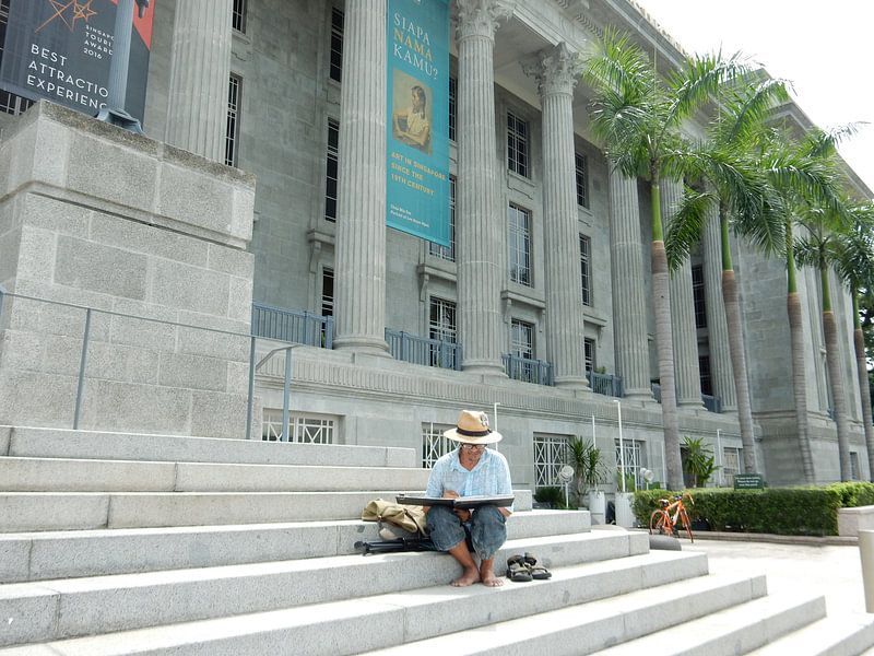 A painter in Singapore by Christine Volpert