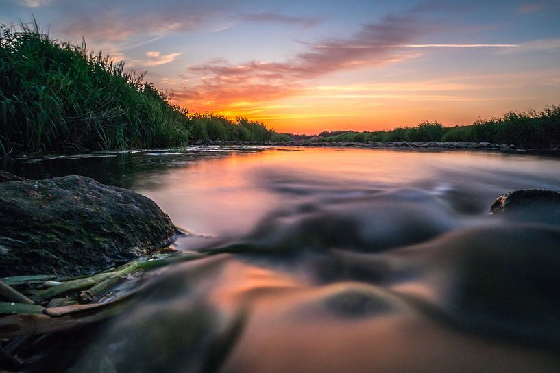 Schipbeek-Markelo-Sonnenuntergang von Frank Slaghuis