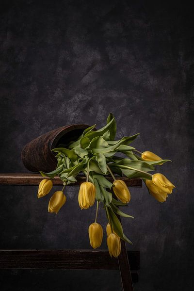 Umgefallene Tulpenvase von Peter Abbes