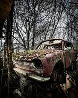 abandoned old car