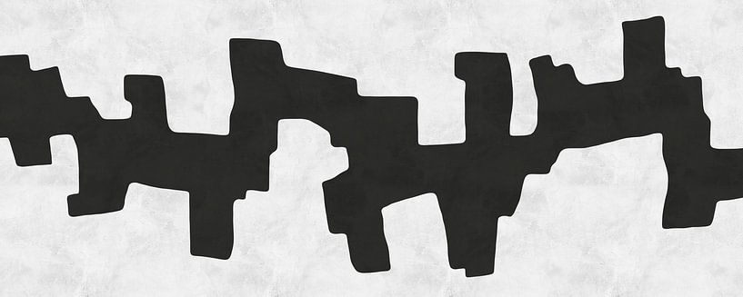 Zwart-wit abstract 1 van Vitor Costa