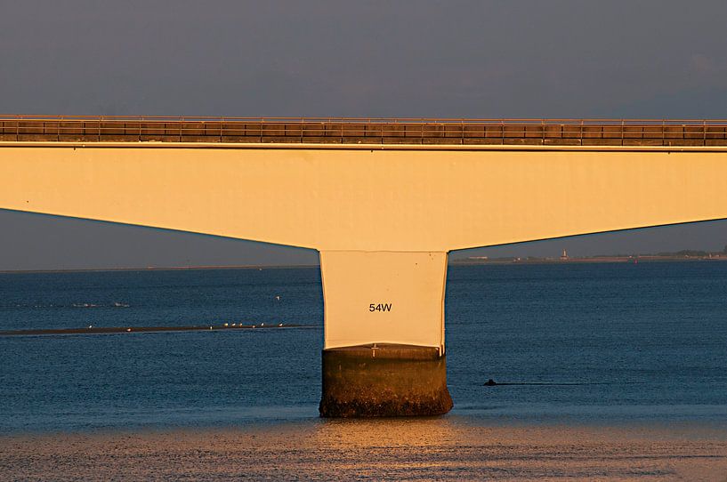 Zeeland-Brücke über die Oosterschelde von Blond Beeld