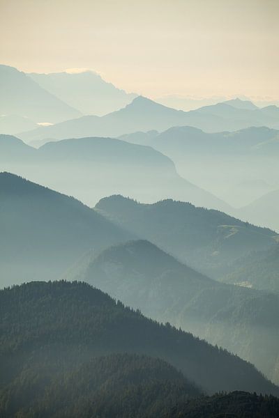 Oostenrijkse Alpen - Silhouetten van Jiri Viehmann