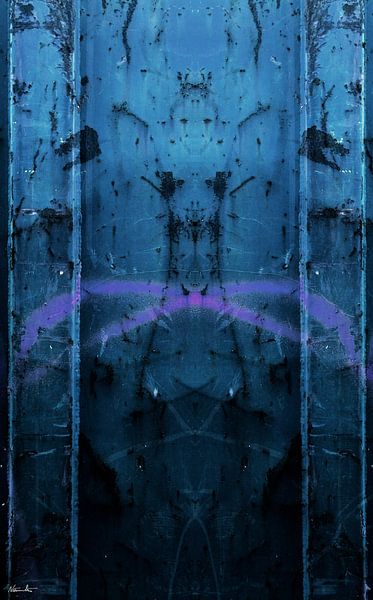 Figure en bleu par Fredo Nieuwenhuis