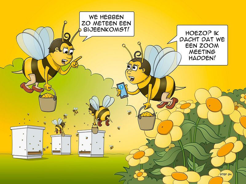 Cartoon; the meeting by Galerie Ringoot