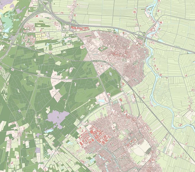 Map of Baarn by Rebel Ontwerp